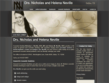 Tablet Screenshot of nevilledental.com